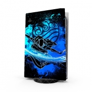 Autocollant Playstation 5 - Skin adhésif PS5 Soul of the Waterbender Sister
