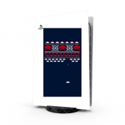 Autocollant Playstation 5 - Skin adhésif PS5 Space Invaders