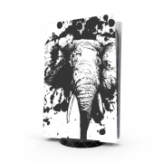Autocollant Playstation 5 - Skin adhésif PS5 Splashing Elephant