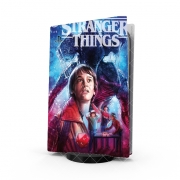 Autocollant Playstation 5 - Skin adhésif PS5 Stranger Things will Byers artwork