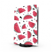 Autocollant Playstation 5 - Skin adhésif PS5 Summer pattern with watermelon
