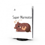 Autocollant Playstation 5 - Skin adhésif PS5 Super marmotte
