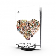 Autocollant Playstation 5 - Skin adhésif PS5 Taylor Swift Love Fan Collage signature