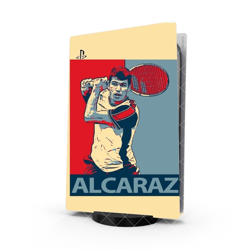 Autocollant Playstation 5 - Skin adhésif PS5 Team Alcaraz