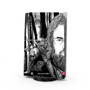 Autocollant Playstation 5 - Skin adhésif PS5 The Bear and the Hunter Revenant