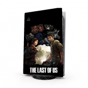 Autocollant Playstation 5 - Skin adhésif PS5 The Last Of Us Zombie Horror