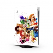 Autocollant Playstation 5 - Skin adhésif PS5 Toy Story Watercolor