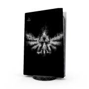 Autocollant Playstation 5 - Skin adhésif PS5 Triforce Smoke