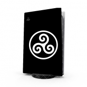 Autocollant Playstation 5 - Skin adhésif PS5 Triskel Symbole