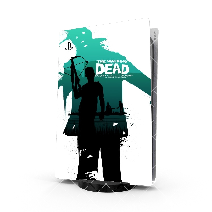 Autocollant Playstation 5 - Skin adhésif PS5 TWD Collection: Episode 3 - Tell It to the Frogs
