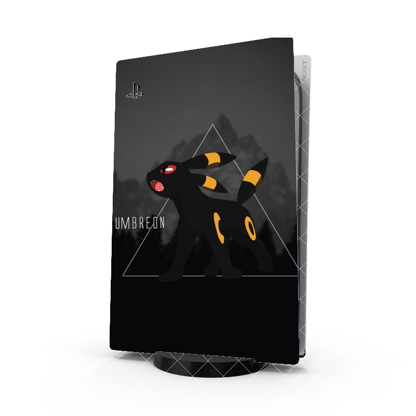 Autocollant Playstation 5 - Skin adhésif PS5 Umbreon Noctali