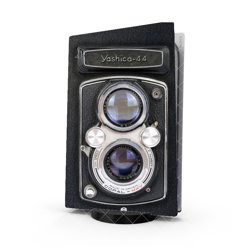Autocollant Playstation 5 - Skin adhésif PS5 Vintage Camera Yashica-44