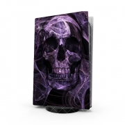 Autocollant Playstation 5 - Skin adhésif PS5 Violet Skull