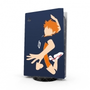 Autocollant Playstation 5 - Skin adhésif PS5 Volleyball Haikyuu Shoyo Hinata
