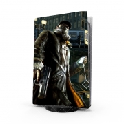 Autocollant Playstation 5 - Skin adhésif PS5 Watch Dogs Everything is connected