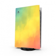 Autocollant Playstation 5 - Skin adhésif PS5 Watercolors Fun