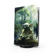 Autocollant Playstation 5 - Skin adhésif PS5 Yoda Master 