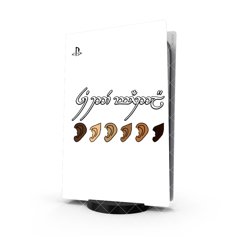 Autocollant Playstation 5 - Skin adhésif PS5 You are All Welcome Here