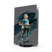 Autocollant Playstation 5 - Skin adhésif PS5 Zelda Princess