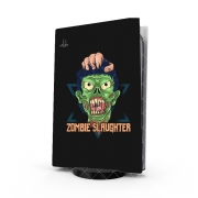 Autocollant Playstation 5 - Skin adhésif PS5 Zombie slaughter illustration