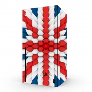 Autocollant Xbox Series X / S - Skin adhésif Xbox 3D Poly Union Jack London flag