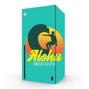Autocollant Xbox Series X / S - Skin adhésif Xbox Aloha Surfer lifestyle