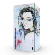 Autocollant Xbox Series X / S - Skin adhésif Xbox Amy Lee Evanescence watercolor art