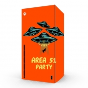 Autocollant Xbox Series X / S - Skin adhésif Xbox Area 51 Alien Party