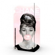Autocollant Xbox Series X / S - Skin adhésif Xbox Audrey Hepburn bubblegum