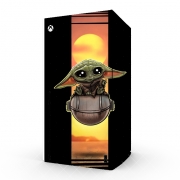 Autocollant Xbox Series X / S - Skin adhésif Xbox Baby Yoda