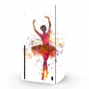 Autocollant Xbox Series X / S - Skin adhésif Xbox Ballerina Ballet Dancer