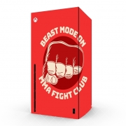 Autocollant Xbox Series X / S - Skin adhésif Xbox Beast MMA Fight Club