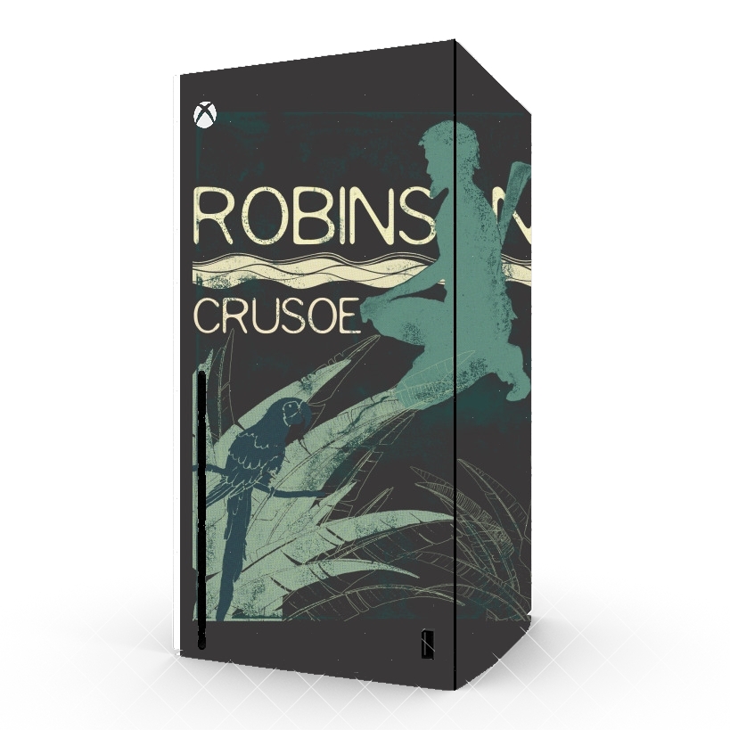 Autocollant Xbox Series X / S - Skin adhésif Xbox Book Collection: Robinson Crusoe