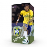 Autocollant Xbox Series X / S - Skin adhésif Xbox Brazil Foot 2014