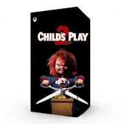 Autocollant Xbox Series X / S - Skin adhésif Xbox Child's Play Chucky La poupée