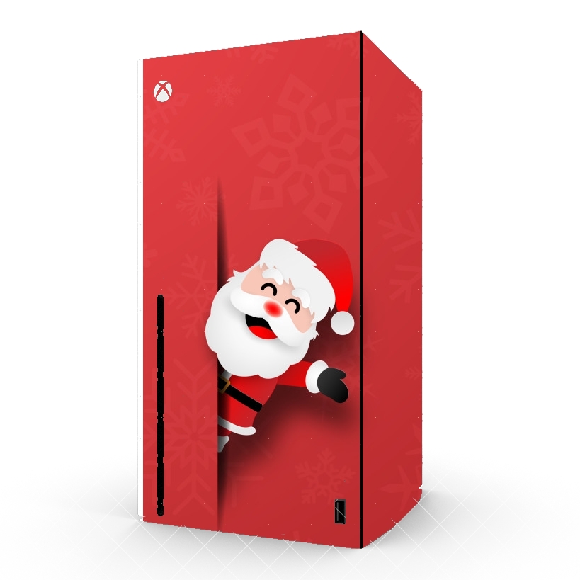 Autocollant Xbox Series X / S - Skin adhésif Xbox Christmas Santa Claus