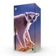 Autocollant Xbox Series X / S - Skin adhésif Xbox Cute painted Ring-tailed lemur