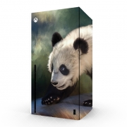 Autocollant Xbox Series X / S - Skin adhésif Xbox Cute panda bear baby