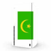 Autocollant Xbox Series X / S - Skin adhésif Xbox Drapeau Mauritanie