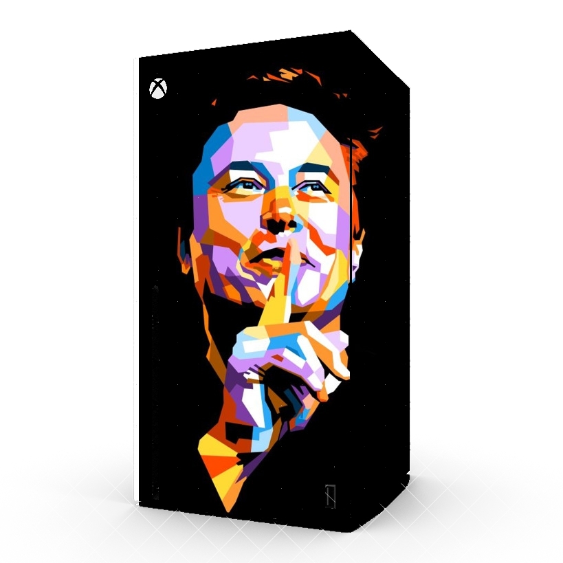 Autocollant Xbox Series X / S - Skin adhésif Xbox Elon Musk