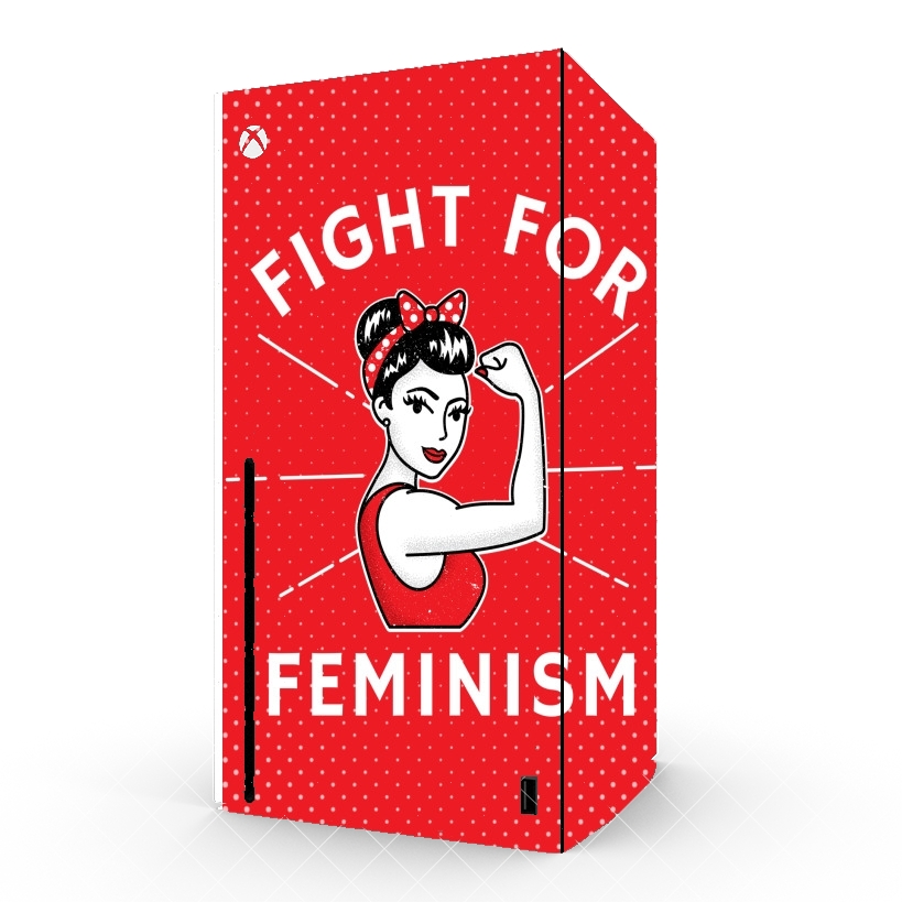Autocollant Xbox Series X / S - Skin adhésif Xbox Fight for feminism