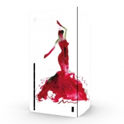 Autocollant Xbox Series X / S - Skin adhésif Xbox Flamenco Danseuse