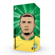 Autocollant Xbox Series X / S - Skin adhésif Xbox Football Legends: Ronaldo R9 Brasil 