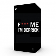 Autocollant Xbox Series X / S - Skin adhésif Xbox Fuck Me I'm Derrick!