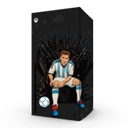 Autocollant Xbox Series X / S - Skin adhésif Xbox Game of Thrones: King Lionel Messi - House Catalunya