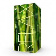 Autocollant Xbox Series X / S - Skin adhésif Xbox green bamboo