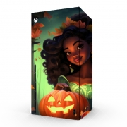 Autocollant Xbox Series X / S - Skin adhésif Xbox Halloween Princess V3