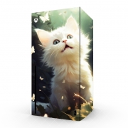 Autocollant Xbox Series X / S - Skin adhésif Xbox I Love Cats v5