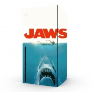 Autocollant Xbox Series X / S - Skin adhésif Xbox Les Dents de la mer - Jaws