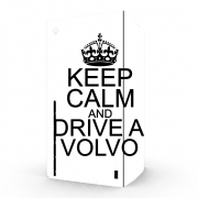 Autocollant Xbox Series X / S - Skin adhésif Xbox Keep Calm And Drive a Volvo